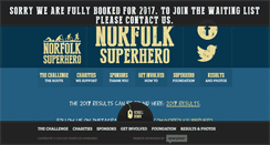 Desktop Screenshot of norfolksuperhero.co.uk