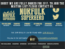 Tablet Screenshot of norfolksuperhero.co.uk